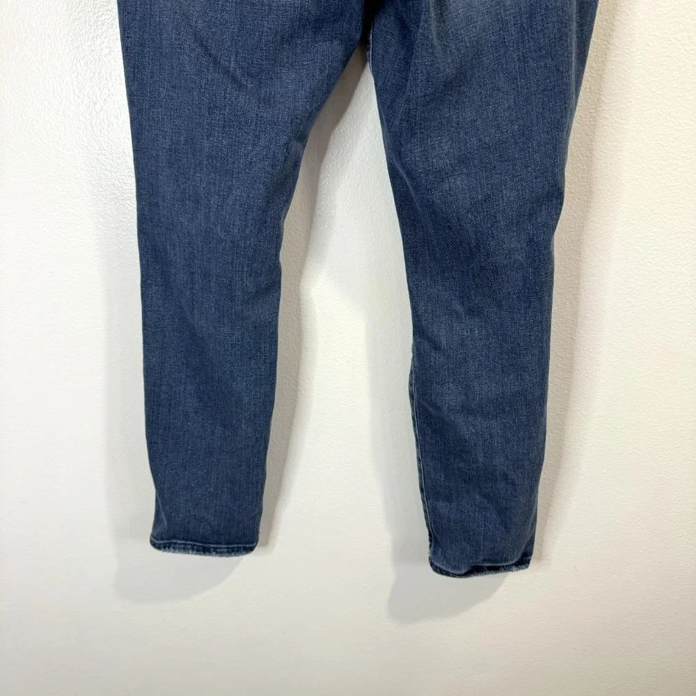 Good American Good Legs Crop Jeans Size 14 / 32 Stretch Denim High Rise Ankle - Picture 7 of 11